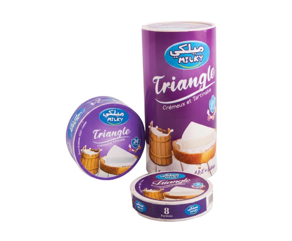مثلثات الجبن Milky — عبوة 96 قطعة